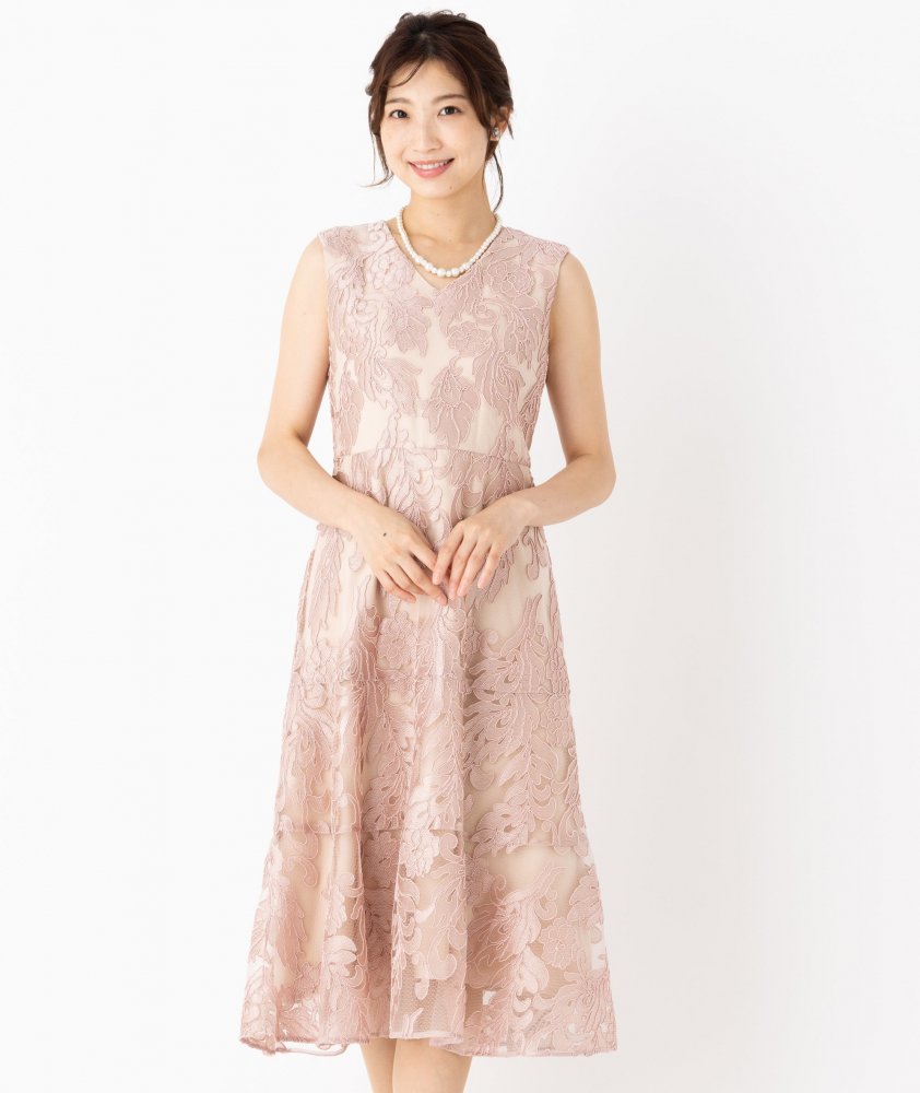GRACE CONTINENTAL コード刺繍 ドレス