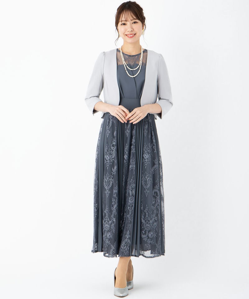 Select Shop 【ドレス3点セット】ビスチェ風プリーツスカートドレス