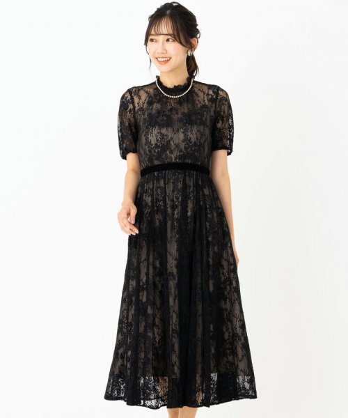 ロッシェルレース切替ワンピース ドレス JILLSTUART レース