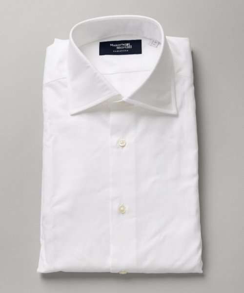Maker's Shirt 鎌倉 ロイヤルオックスフォードセミワイドカラーシャツ ...